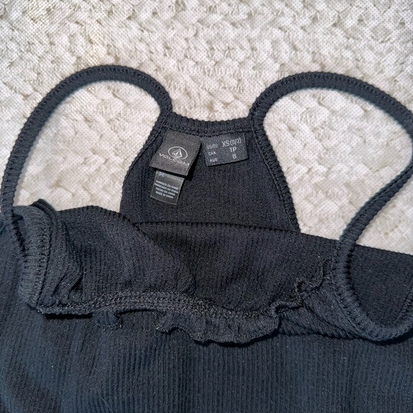 Volcom- Ruffled Rider, High Neck Top with Racer Back - Picture 3 of 10